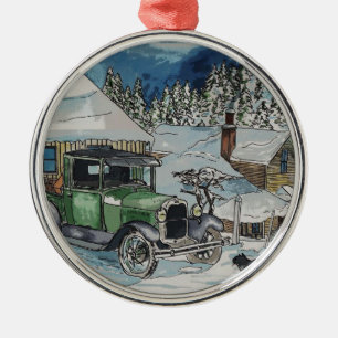 Warme stoel metalen ornament