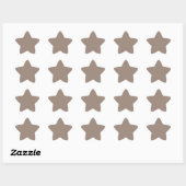 Warme Stof Rose Achtergrond – Trouwontwerp Ster Sticker (Vel)