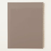 Warme Stof Roze Achtergrond – Trouwontwerp Planner (Achterkant)