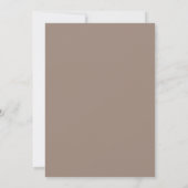 Warme stoffige Rozen achtergrond – Wedding Design Kaart (Achterkant)