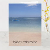 warme strandwateren groot kaart (Gele Bloem)