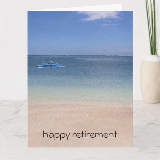 warme strandwateren groot kaart (Voorkant)