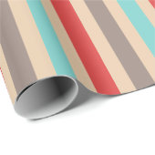 Warme Strepen  Cadeaupapier (Rol Hoek)
