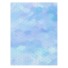 Warme, subtiele Joodse feeststerren op Wispy Blues Tafelkleed