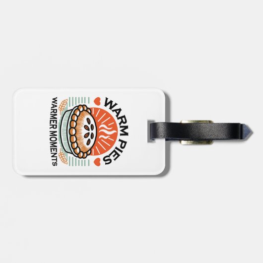 Warme taarten Warmer Moments – Gezellig Herfst Ont Bagagelabel (Achterkant horizontaal)