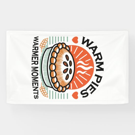 Warme taarten Warmer Moments – Gezellig Herfst Ont Spandoek (Horizontaal)