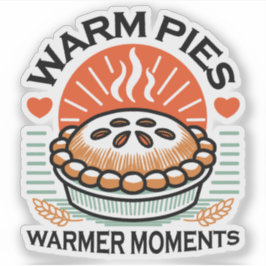 Warme taarten Warmer Moments – Gezellig Herfst Ont Sticker
