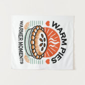 Warme taarten Warmer Moments – Gezellig Herfst Ont Wandkleed (Voorkant (horizontaal))