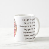 Warme Tabby Cat in een deken gedicht Koffie Mok (Voorkant rechts)