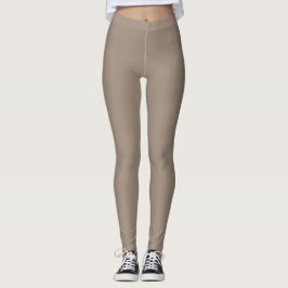 Warme Taupe Boho Leggings ->