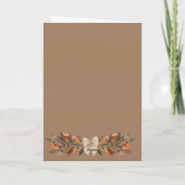 Warme Taupe “Prettig Thanksgiving”  Kaart (Achterkant)