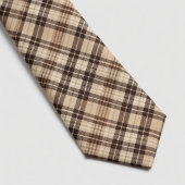Warme Taupe Zachte Beige Espresso-Bruin Stropdas