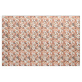 Warme Terracotta Patchwork Herfst Quilt Stof (Fat Quarter)