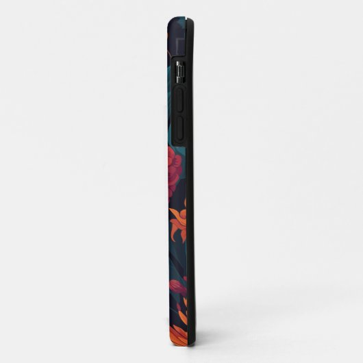 Warme tinten bloemenontwerp Case-Mate iPhone case (Achterkant/links)