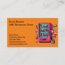 Warme Tonen Vending Machine Visitekaartje