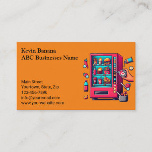 Warme Tonen Vending Machine Visitekaartje