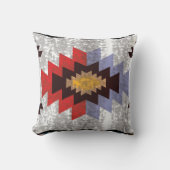 Warme tonen Zuidwestelijke Patroon Kussen (Voorkant)