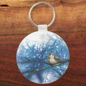 warme vogel sleutelhanger (Voorkant)