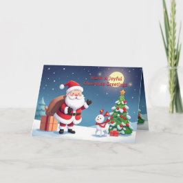 Warme & Vrolijke Kerstgroeten Kaart