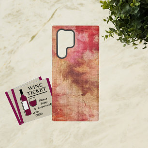 Warme Waterverf bloemen Samsung Galaxy Hoesje
