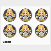Warme Welkom! Ronde Sticker (Vel)