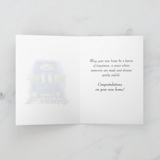 Warme Welkom Thuis Kaart (Binnen)