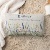 Warme Welkom Weide Bloemige Housewarming Kussen (Deken)