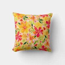 Warme Wendy Waterverf bloemgeel