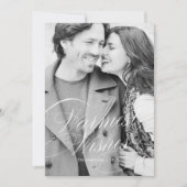 Warme Wens in Vetgedrukte Rode Vakantie Foto Kaart (Voorkant)