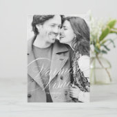 Warme Wens in Vetgedrukte Rode Vakantie Foto Kaart (Staand voorkant)