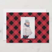 Warme Wensen Deze Feestdagen Hand Lettered Foto Pl Feestdagenkaart (Achterkant)