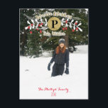 Warme wensen deze winter kerst vakantie foto feestdagenkaart<br><div class="desc">Warme wensen deze winter kerstvakantie fotokaart.</div>