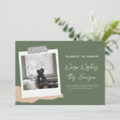 Warme wensen dit seizoen vakantie Kaart (Staand voorkant)