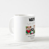 Warme Wensen Doodle Kerst FOTO Aandenken Koffiemok (Voorkant links)