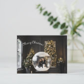 Warme wensen en feestelijke vrolijkheid! 🎄 Vrolij Briefkaart (Staand voorkant)