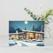 Warme Wensen Feestdagenkaart (Staand voorkant)