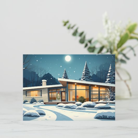 Warme Wensen Feestdagenkaart (Staand voorkant)