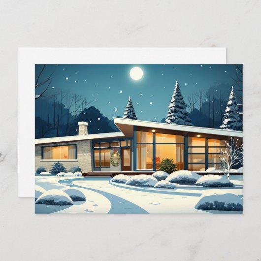 Warme Wensen Feestdagenkaart (Voorkant / Achterkant)