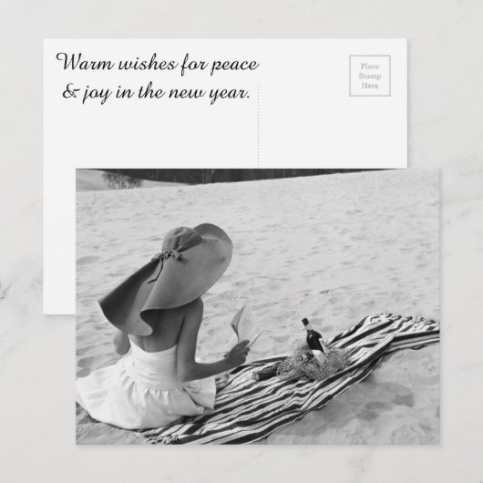 Warme Wensen Feestdagenkaart (Voorkant / Achterkant)