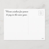 Warme Wensen Feestdagenkaart (Achterkant)