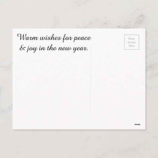 Warme Wensen Feestdagenkaart (Achterkant)