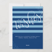 Warme wensen - fotokaart feestdagenkaart (Achterkant)