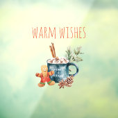 Warme wensen | Kerstcadeau Raamsticker (Vel 3)