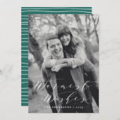 Warme Wensen | Kerstkaart (Voorkant / Achterkant)