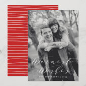 Warme Wensen | Kerstkaart (Voorkant / Achterkant)