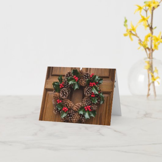 Warme wensen, natuurlijke vreugde kaart (Gele Bloem)