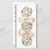 Warme Wensen: Prettige Feestdagen Feestdagenkaart (Voorkant / Achterkant)