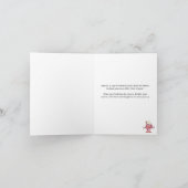 Warme wensen: Retro Groovy Holiday Kaart (Binnen)