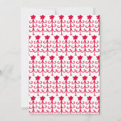 Warme Wensen Scandinavische Doodle FOTO Kerstmis Kaart (Achterkant)