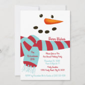 Warme wensen, uitnodigingen voor een sneeuwmanvaka (Voorkant)